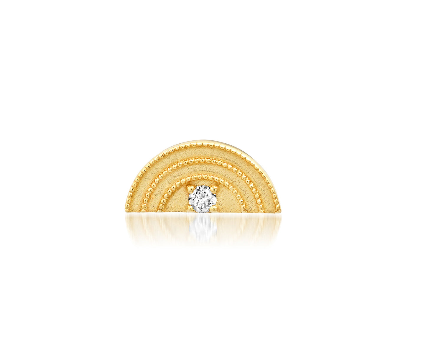 Mini Gold Rainbow Studs