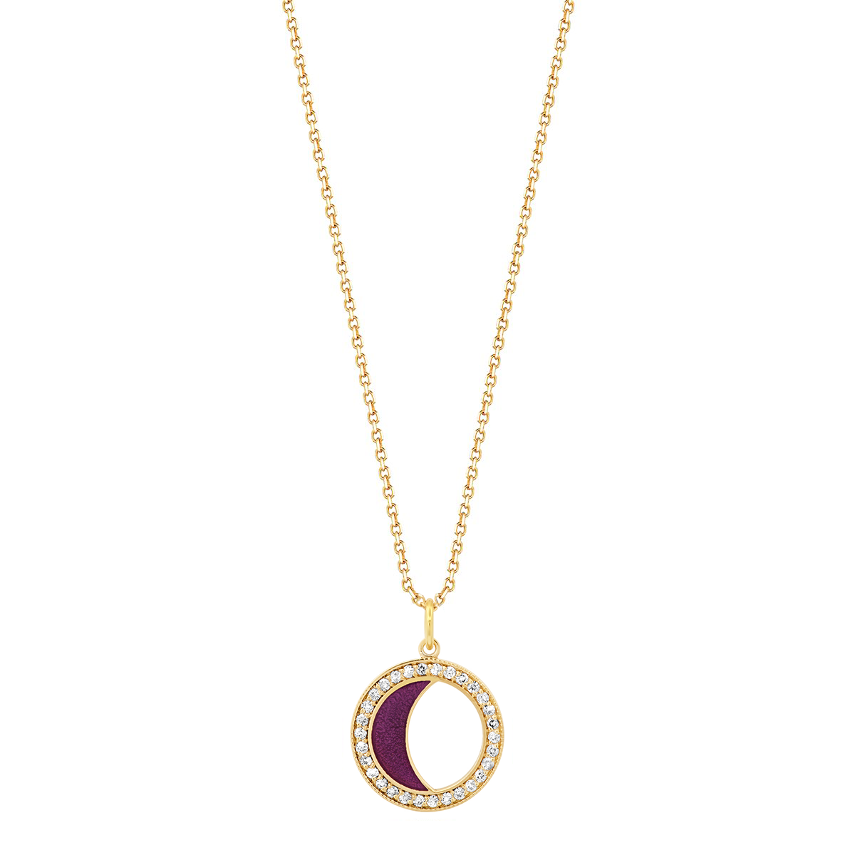 Waning gibbous 2025 moon necklace