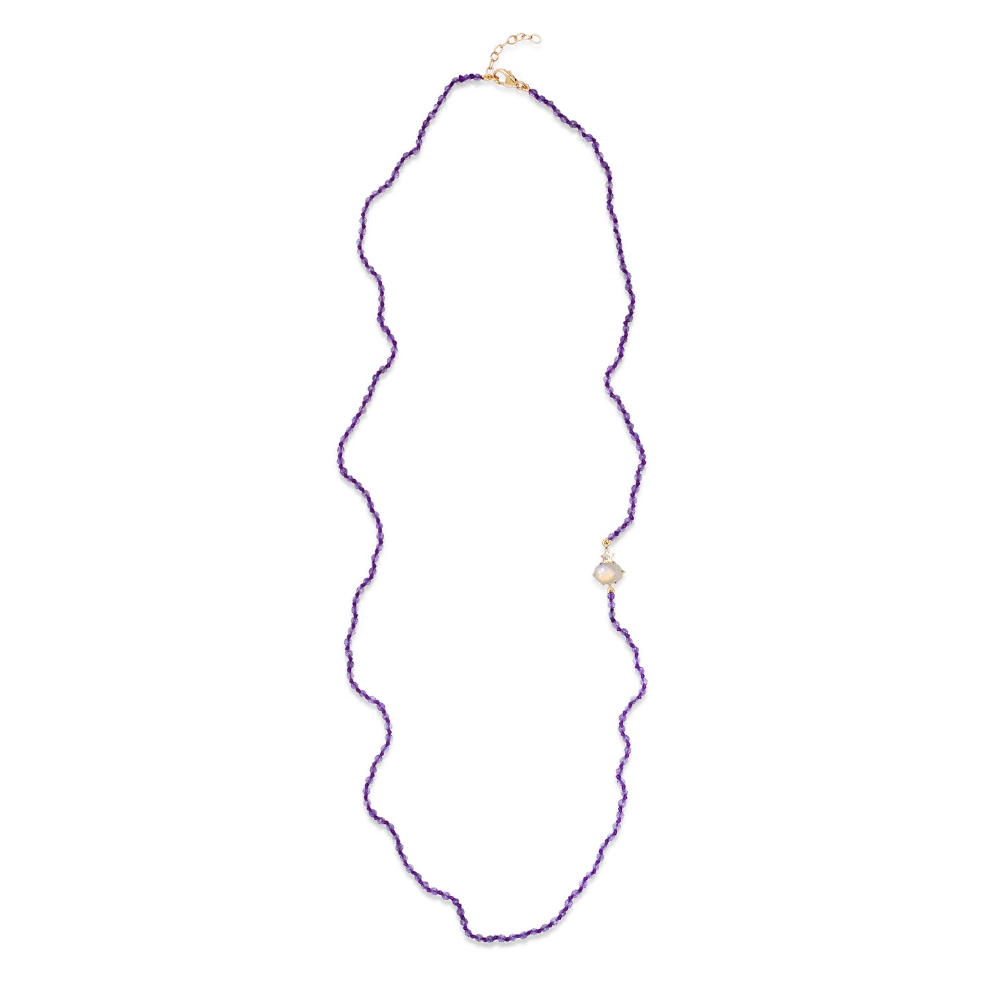 Amethyst Beaded Necklace