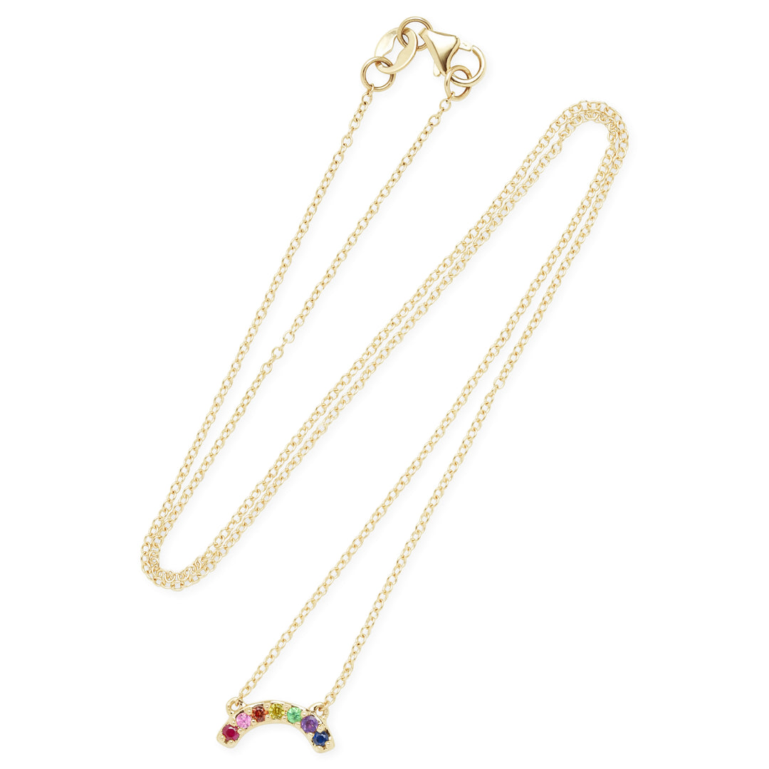 Single Row Rainbow Necklace