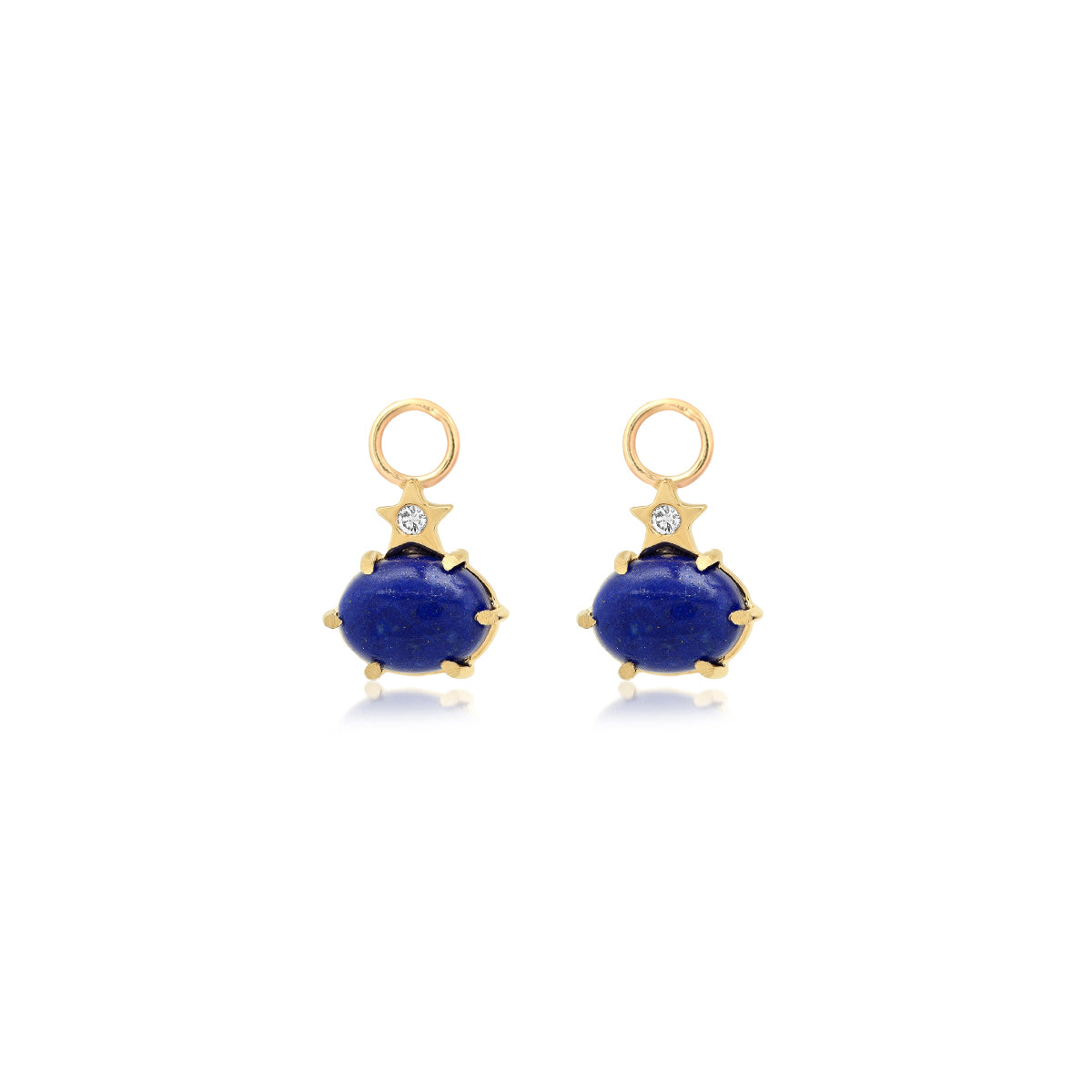 andrea fohrman Mini Cosmo Lapis Hoop Charms