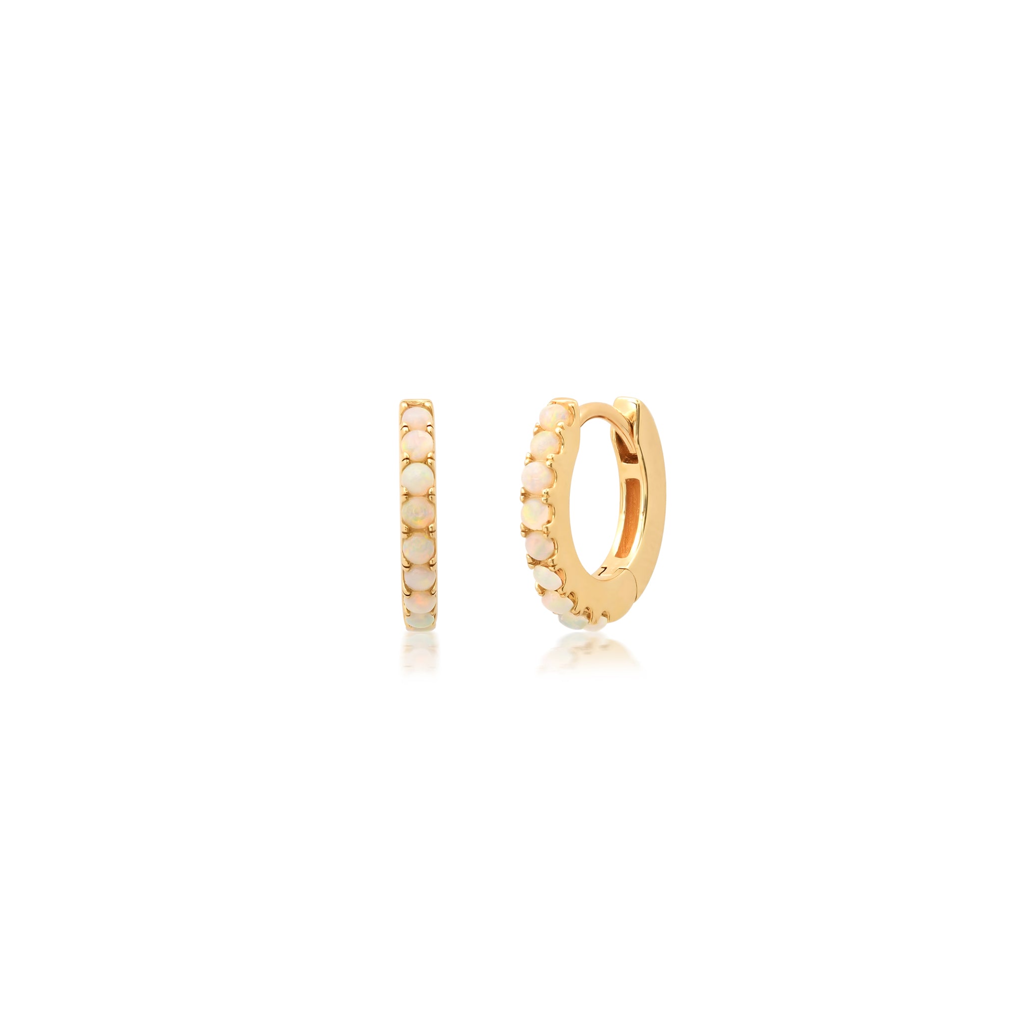 andrea fohrman Opal Pave Huggies