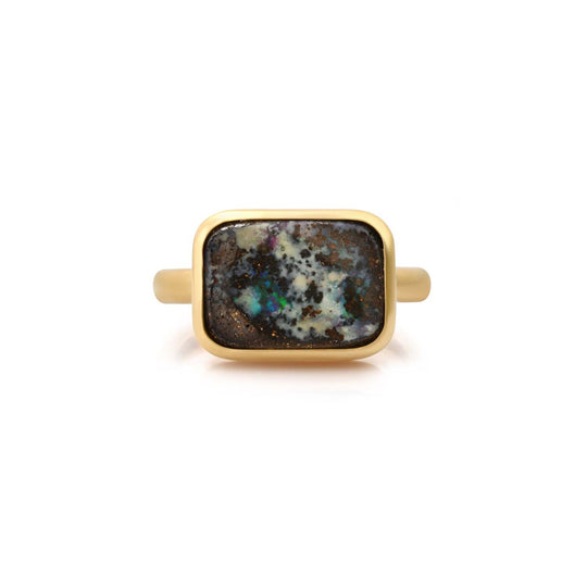 Boulder Opal Ring