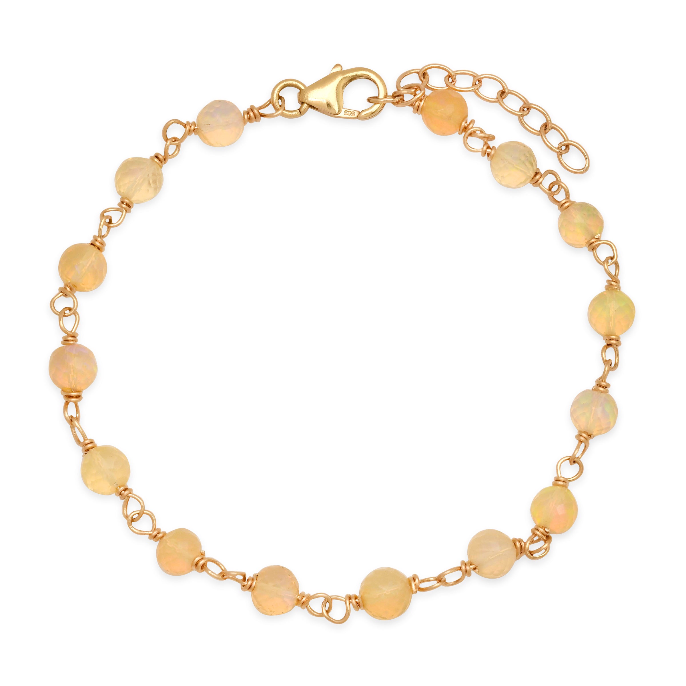 andrea fohrman Opal Beaded Wire-To-Wire Bracelet