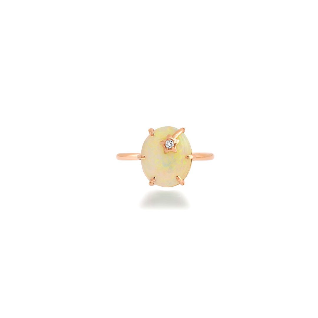 Mini Galaxy Opal Ring