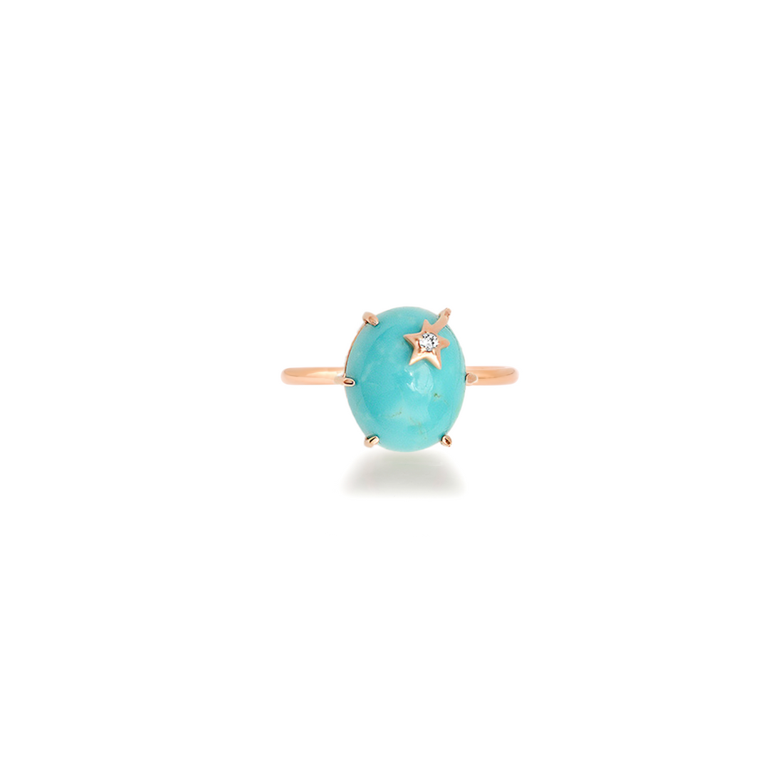 Mini Galaxy Turquoise Ring