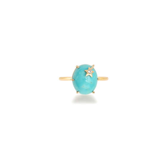 Mini Galaxy Turquoise Ring