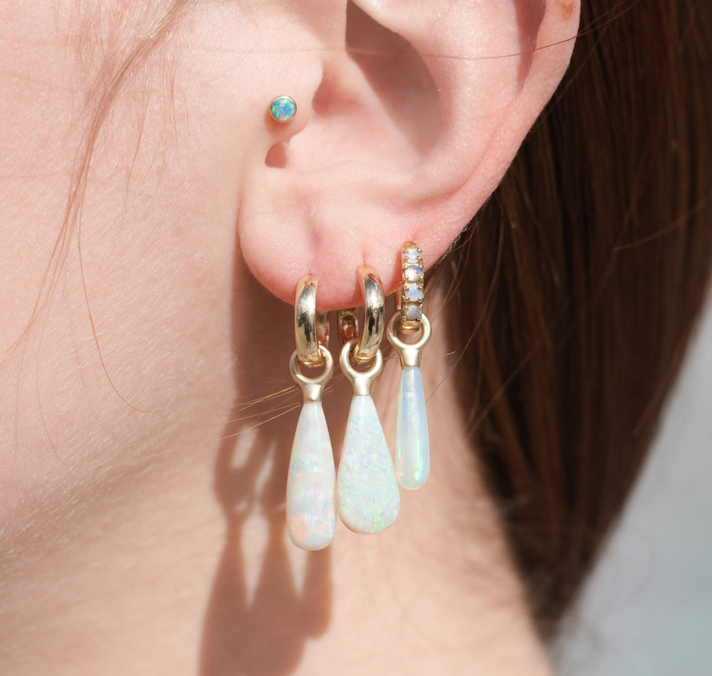 Australian Light Opal Briolettes