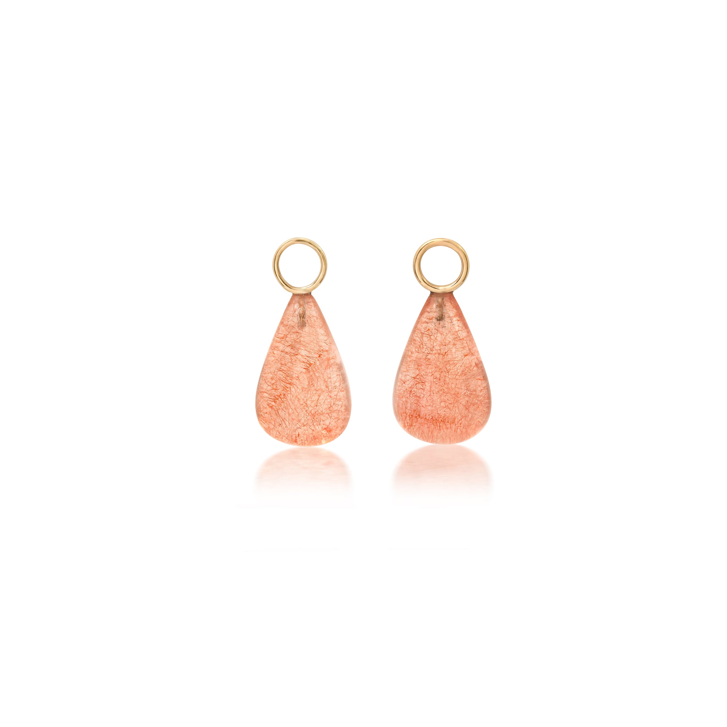 andrea fohrman Mini Strawberry Quartz Briolettes