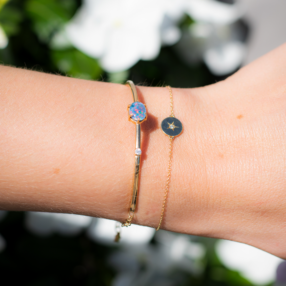 Mini Full Moon Phase Charm Bracelet