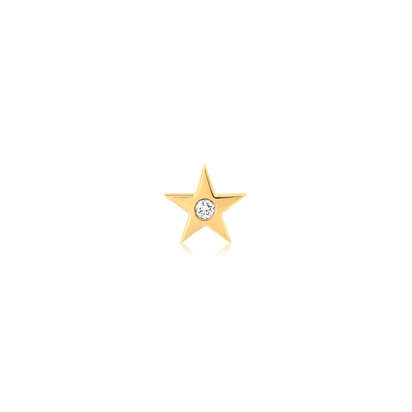 Single Diamond Star Stud