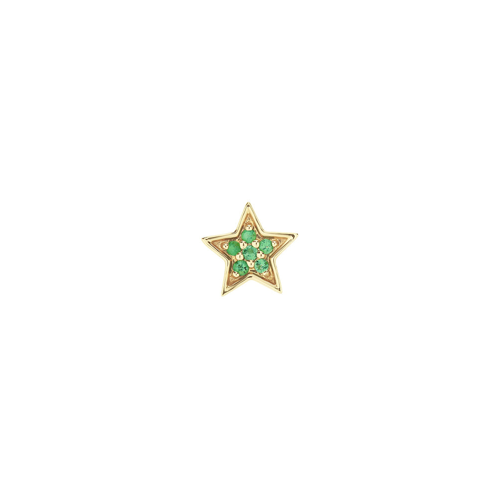 Single Star Color Stud