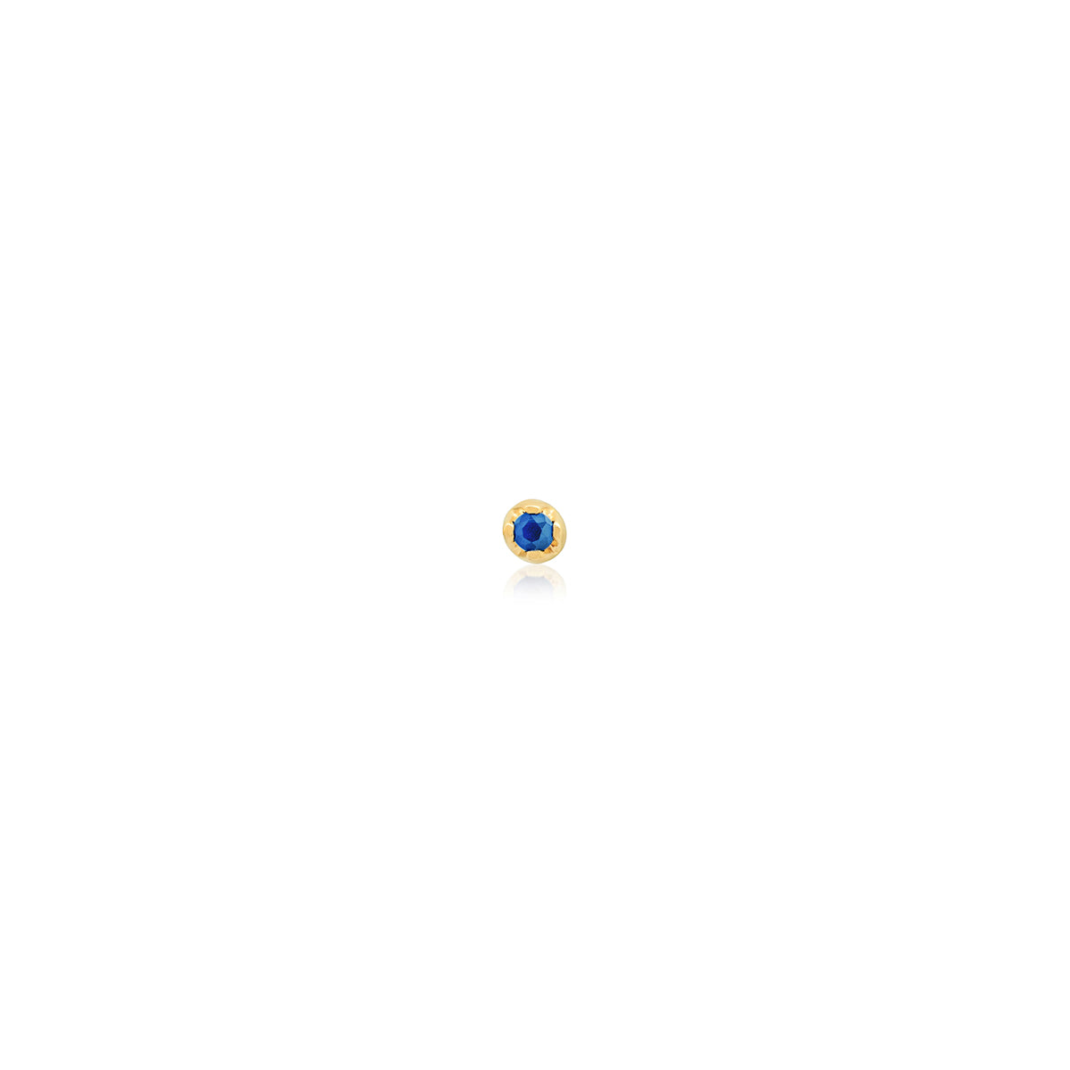 andrea fohrman Blue Sapphire Small Stud