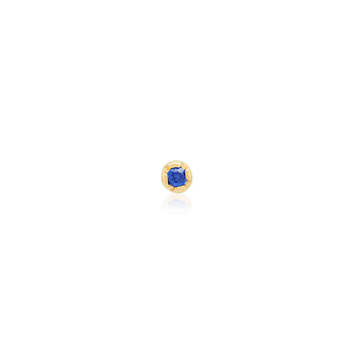 andrea fohrman Blue Sapphire Medium Stud