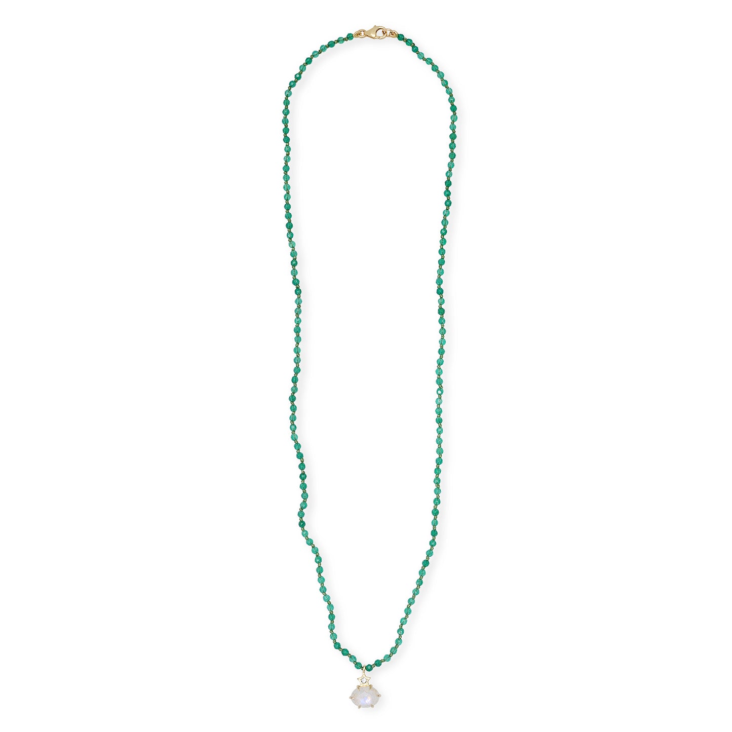 Green Onyx Beaded Necklace