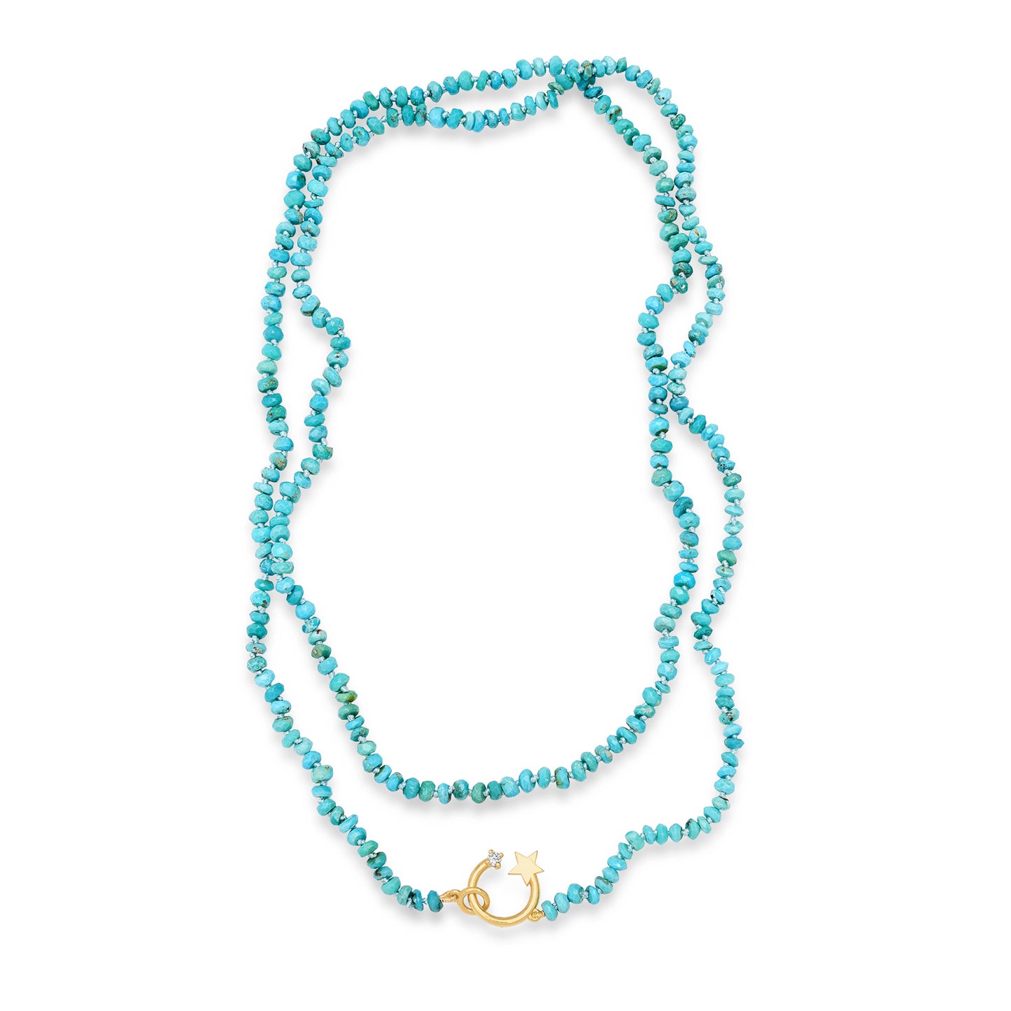 Shooting Star Turquoise Beaded Necklace