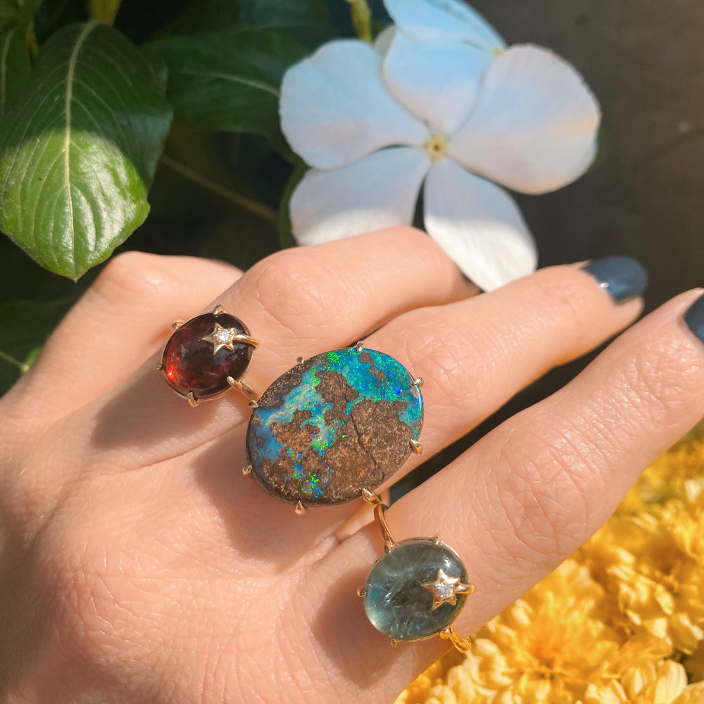 Mini Galaxy Lapis Ring