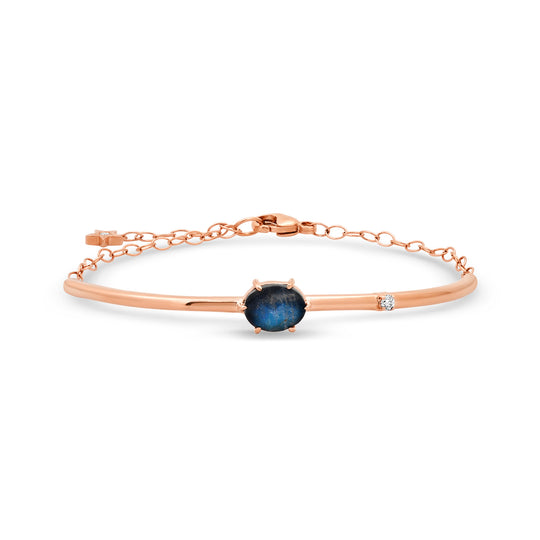 Mini Cosmo Labradorite/Hematite Bracelet