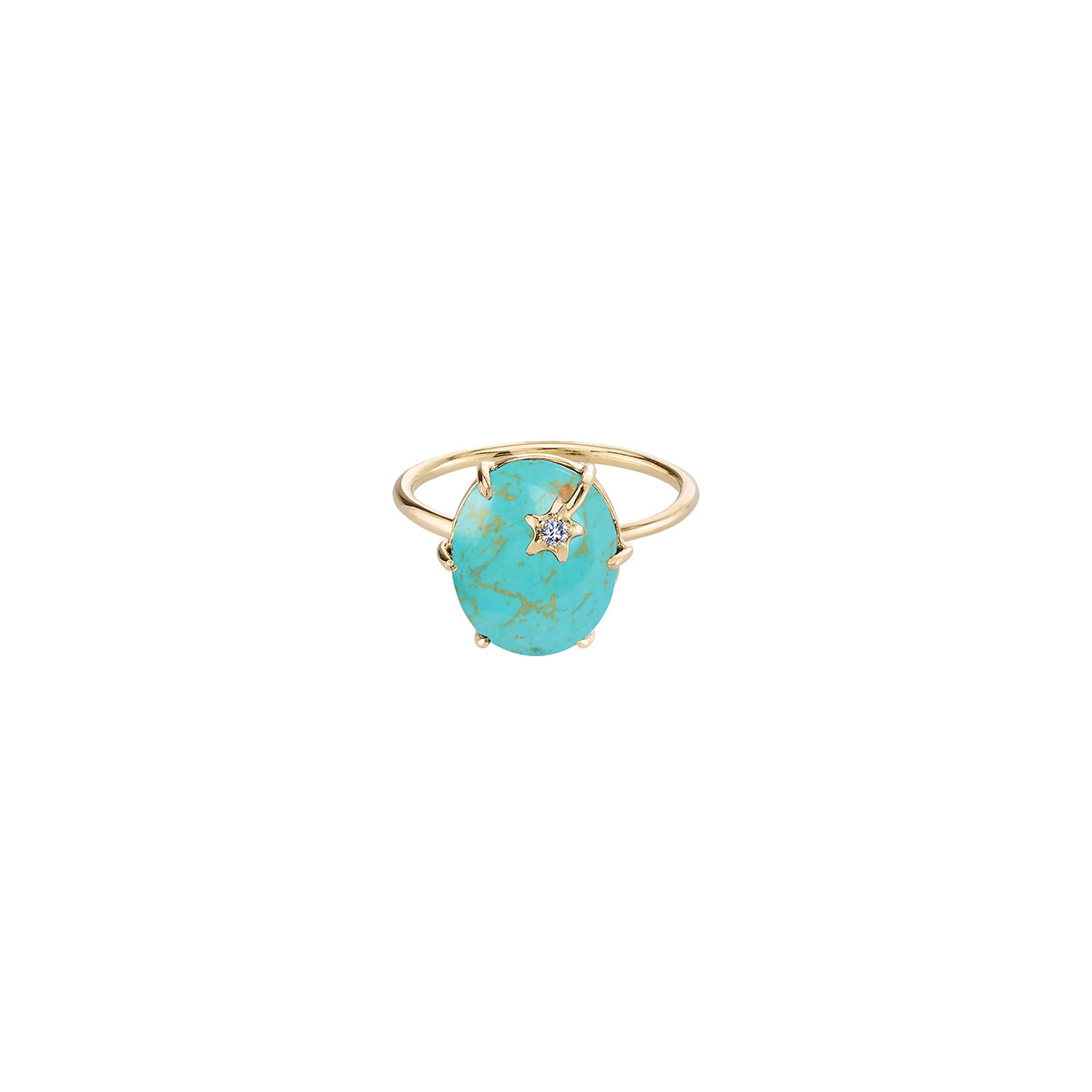 Mini Galaxy Turquoise Ring