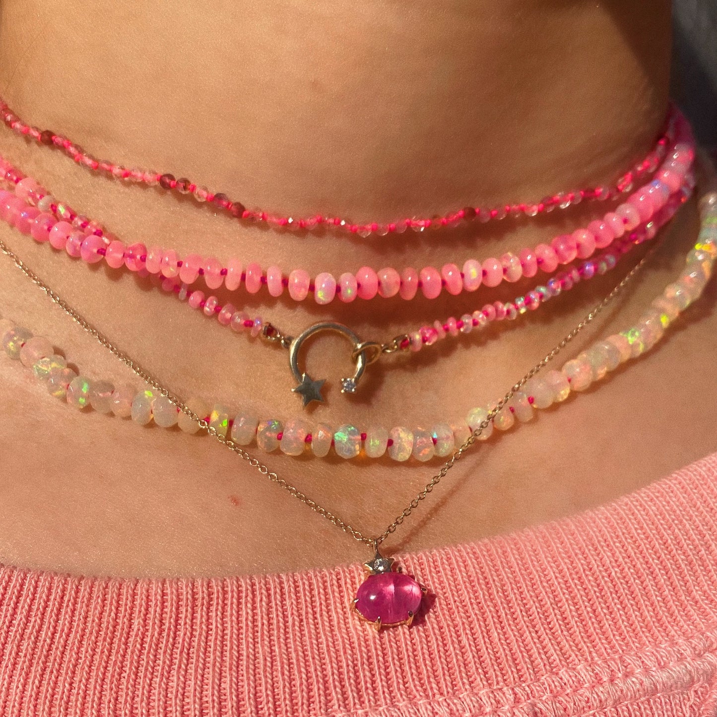 Mini Cosmo Glassfield Necklace