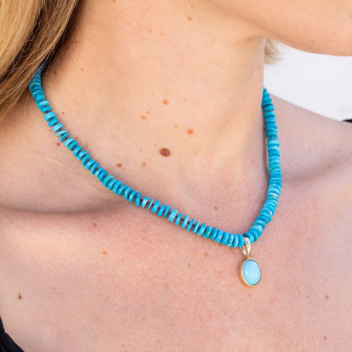 Turquoise discount charm bead